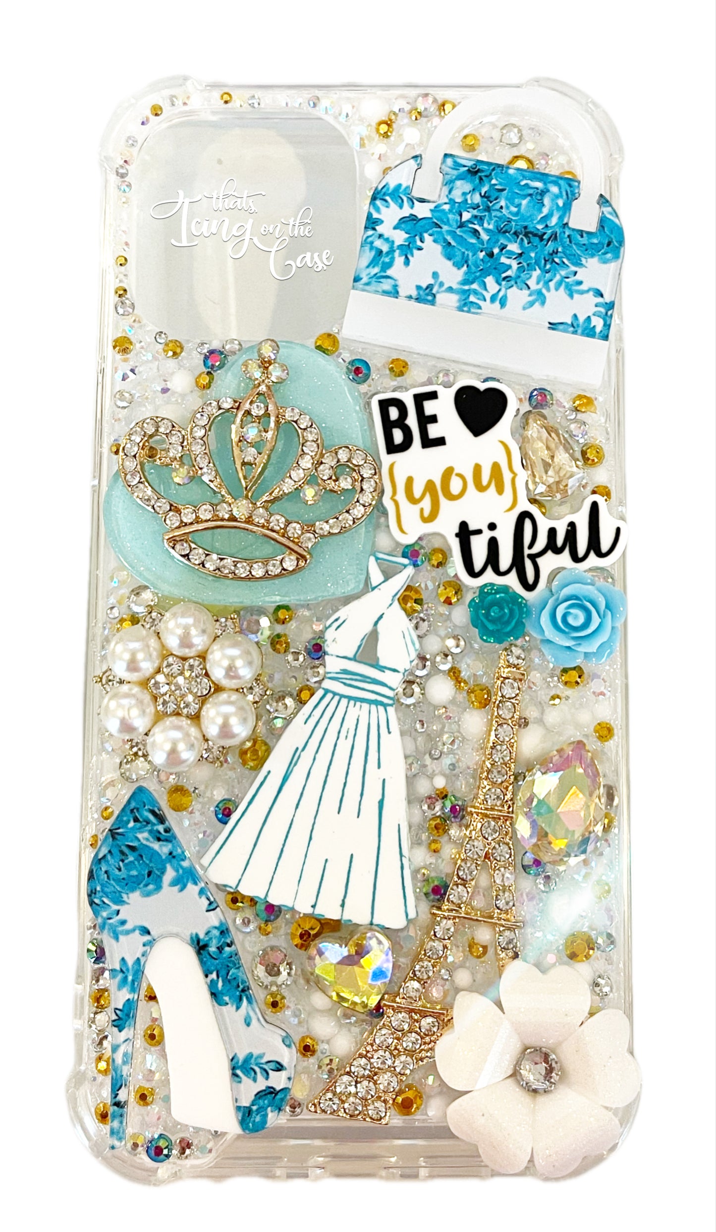 BeYOUTiful Ready to Ship Snap on phone case with protective bumpers for the iPhone 12 Pro Max and 13 Pro Max