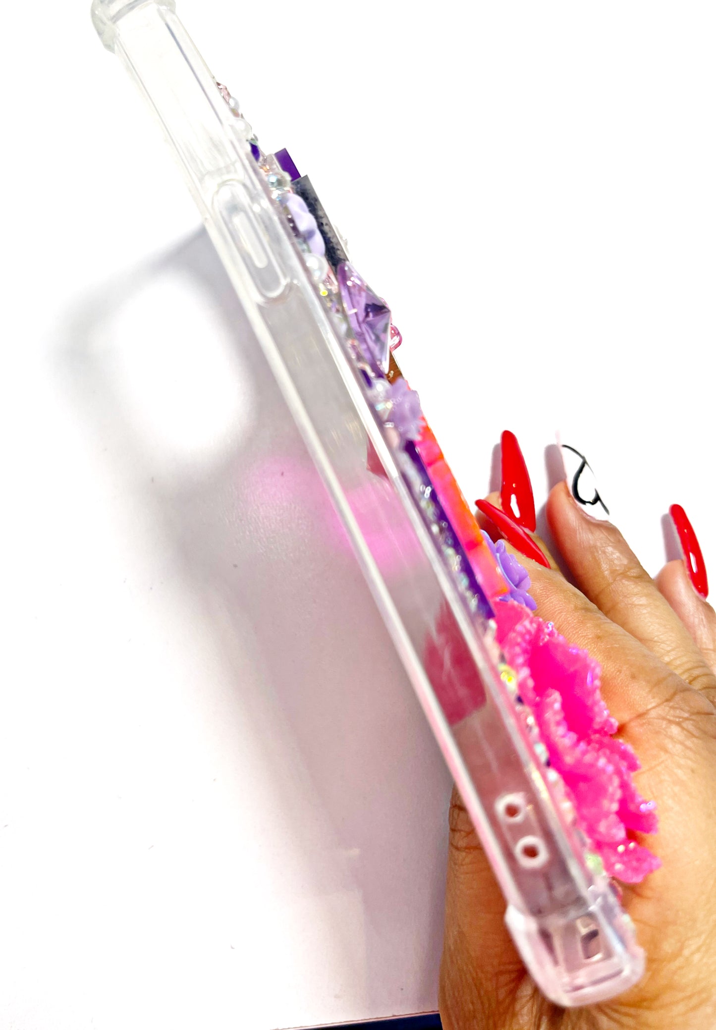 Hello Gorgeous Ready To Ship snap on phone case with protective bumper guards for the iPhone 12 Pro Max and 13 Pro Max