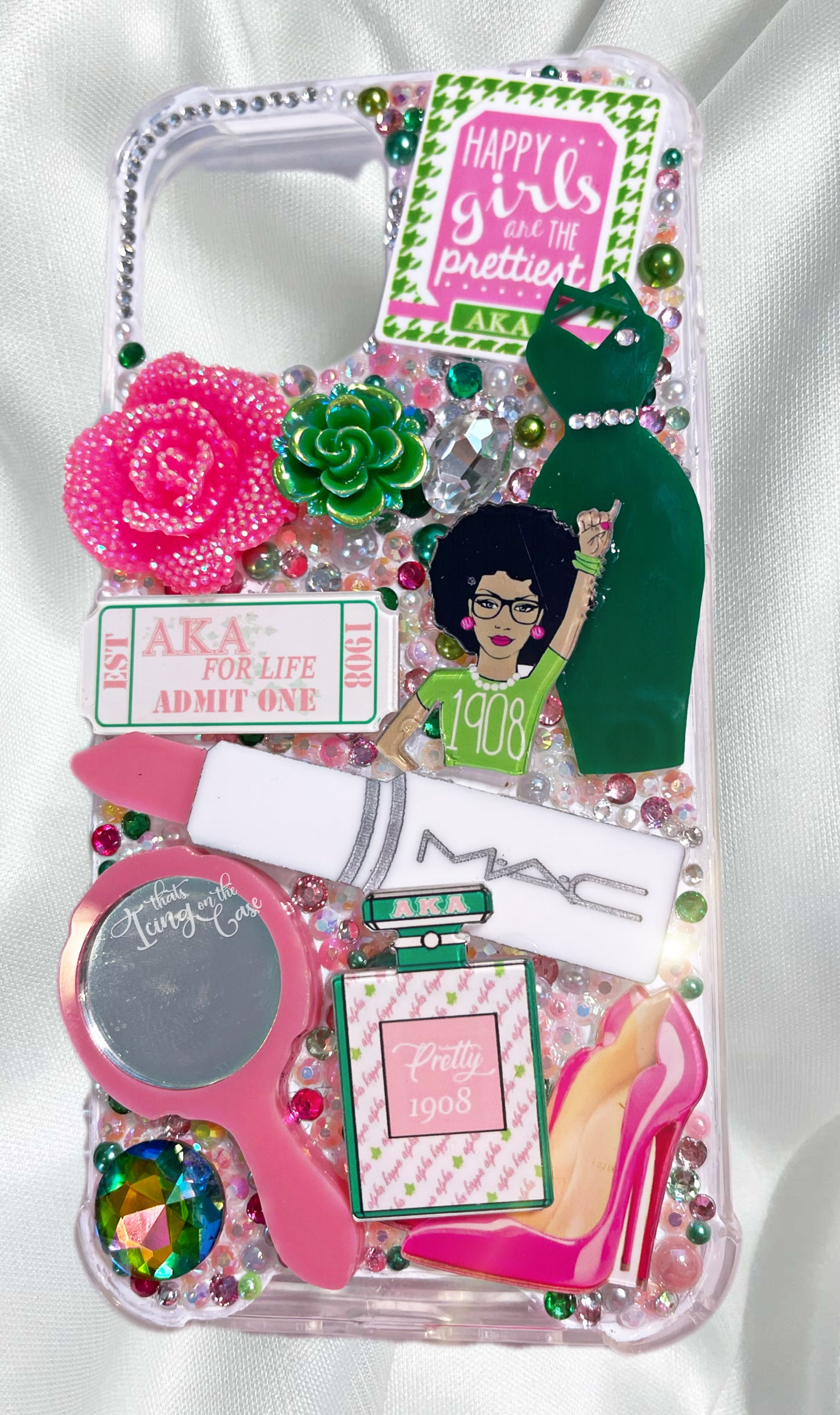 Happy Girls Are The Prettiest Snap On Phone Case for the iPhone 12 Pro Max with Protective Bumper guards
