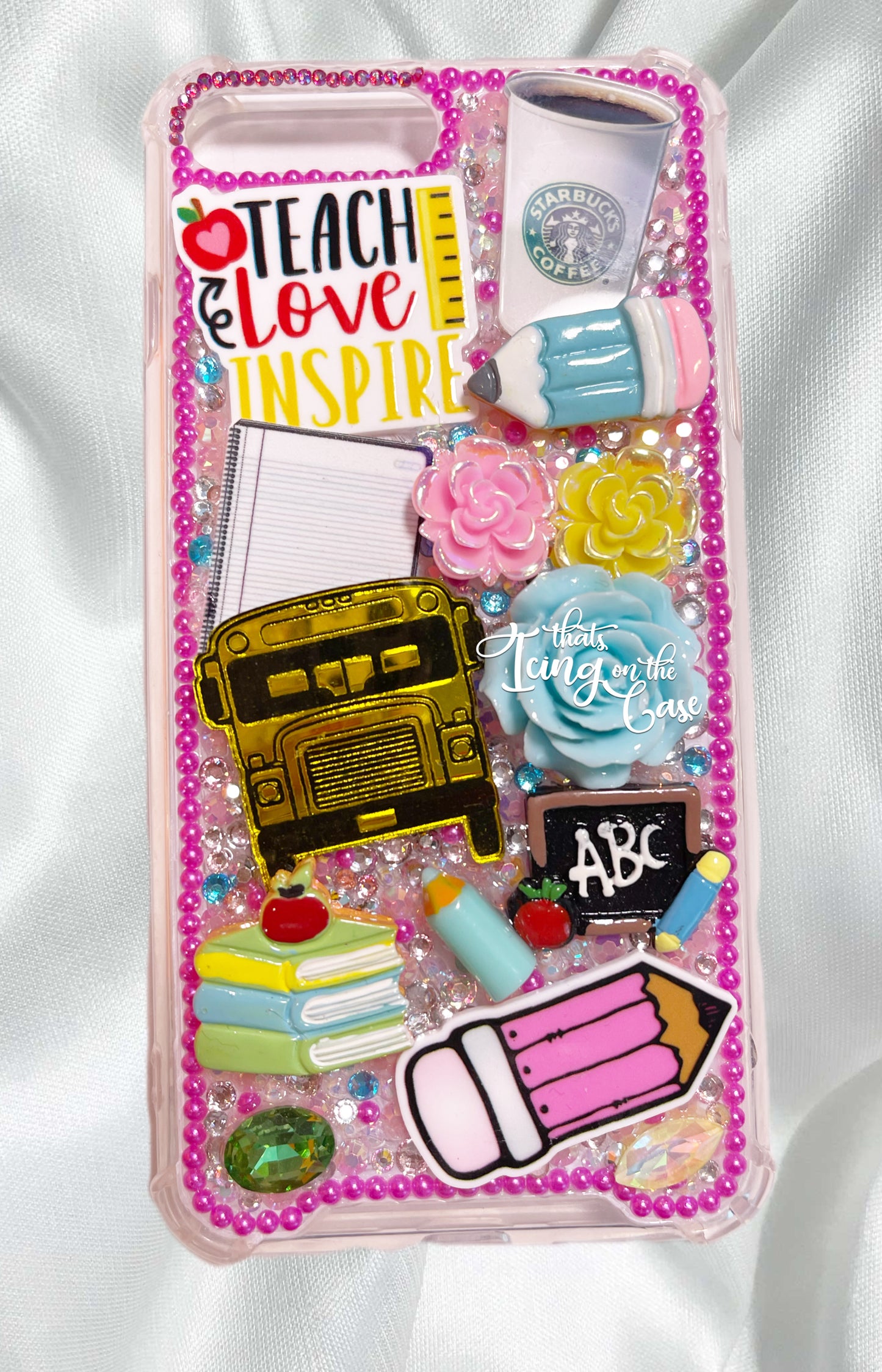 Teach Love inspire Ready to Ship Snap On Phone Case With Protective Bumpers For the iPhone 7 Plus / iPhone 8 Plus