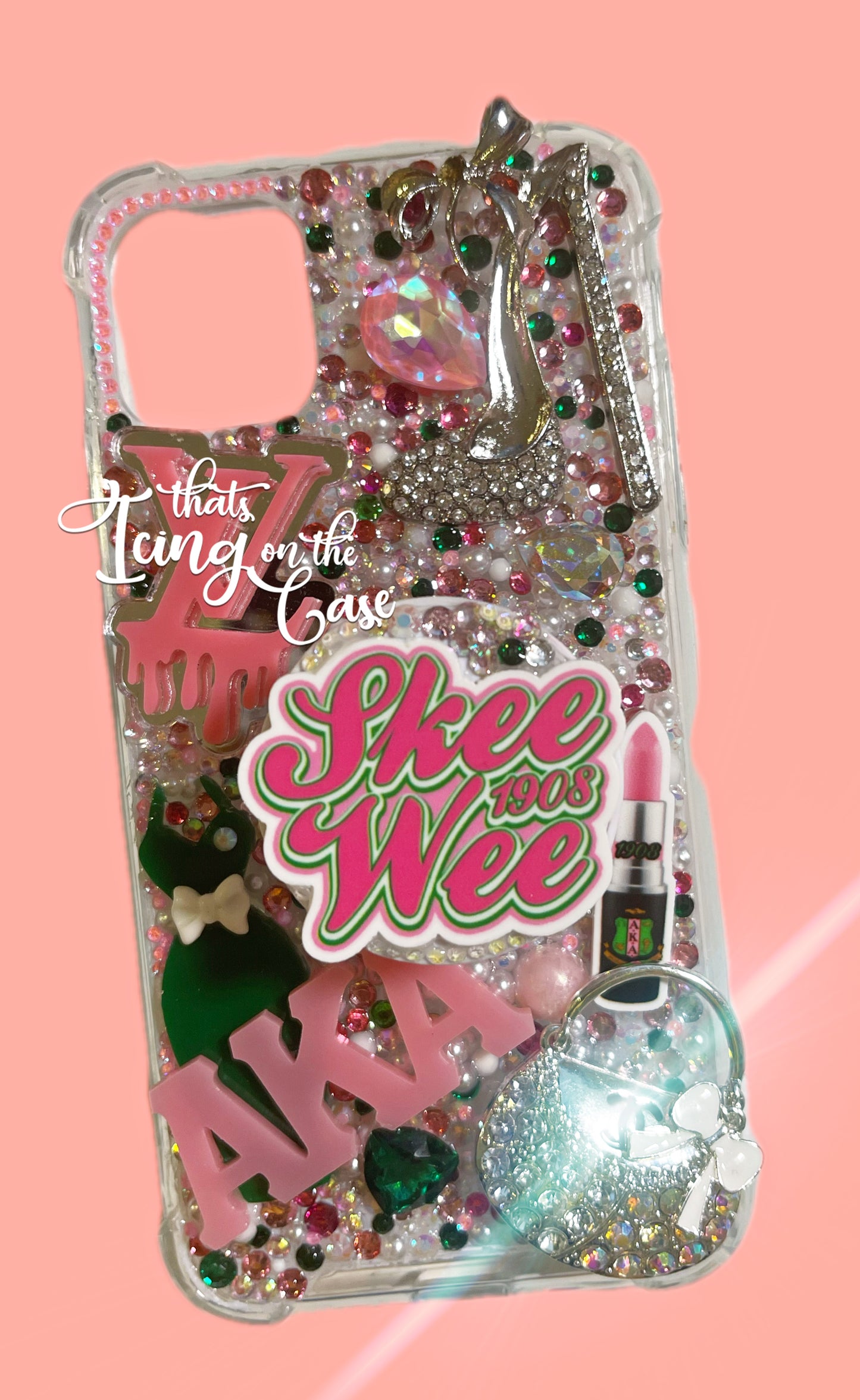 iPhone 11 (regular) Skee Wee Pop Socket Phone case with protective bumper guards (ready to ship)