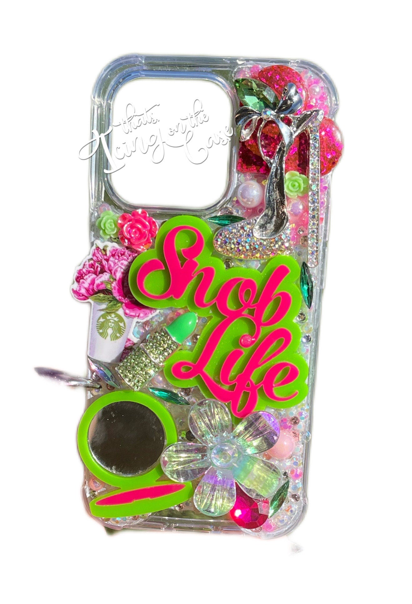 Snob Life themed Ready to Ship Snap on Phone Case with Protective Bumpers for the iPhone 14 Pro