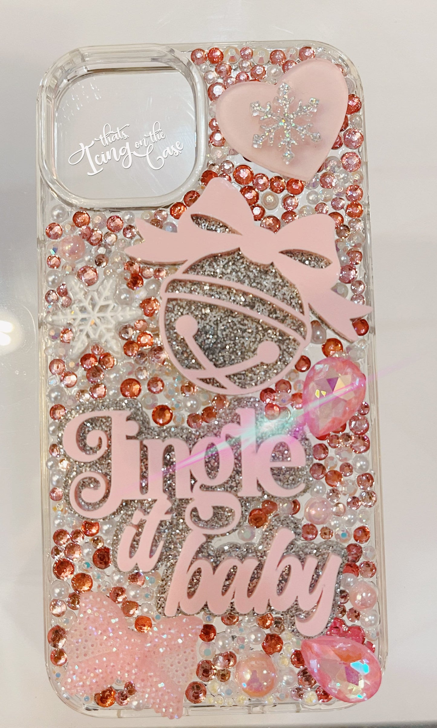 Ready to Ship Jingle It Baby Snap On Phone Case With Protective Bumper Guards for the iPhone 13 and iPhone 14