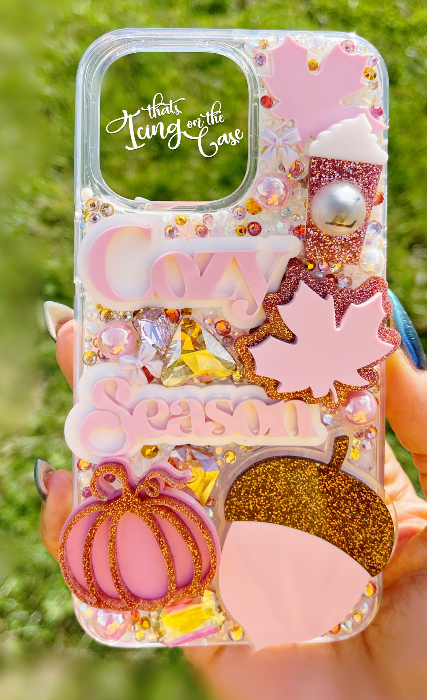 Its a Cozy Season Ready to Ship Snap On Phone Case with Protective Bumper Guards for the iPhone 15 Pro Max
