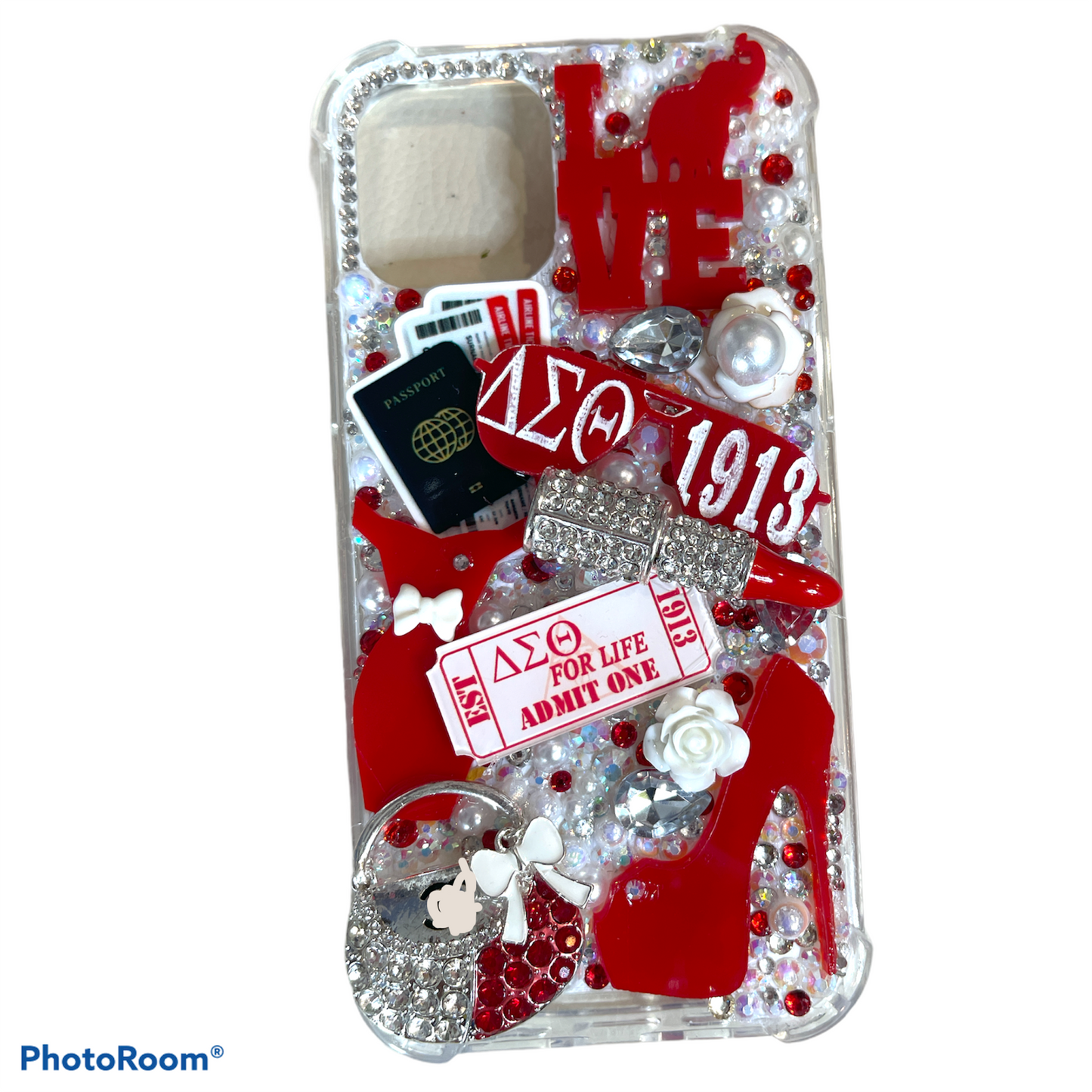 Delta Sigma Theta Inspired Ready-to-Ship snap on phone case for the iPhone 12 Pro