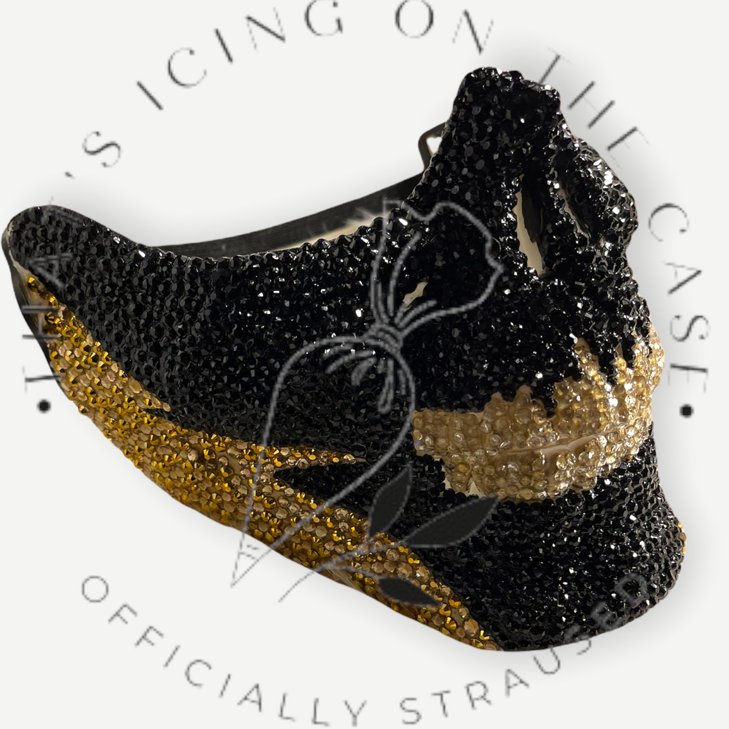Black & Old Gold - Bold Mask (wear year round)