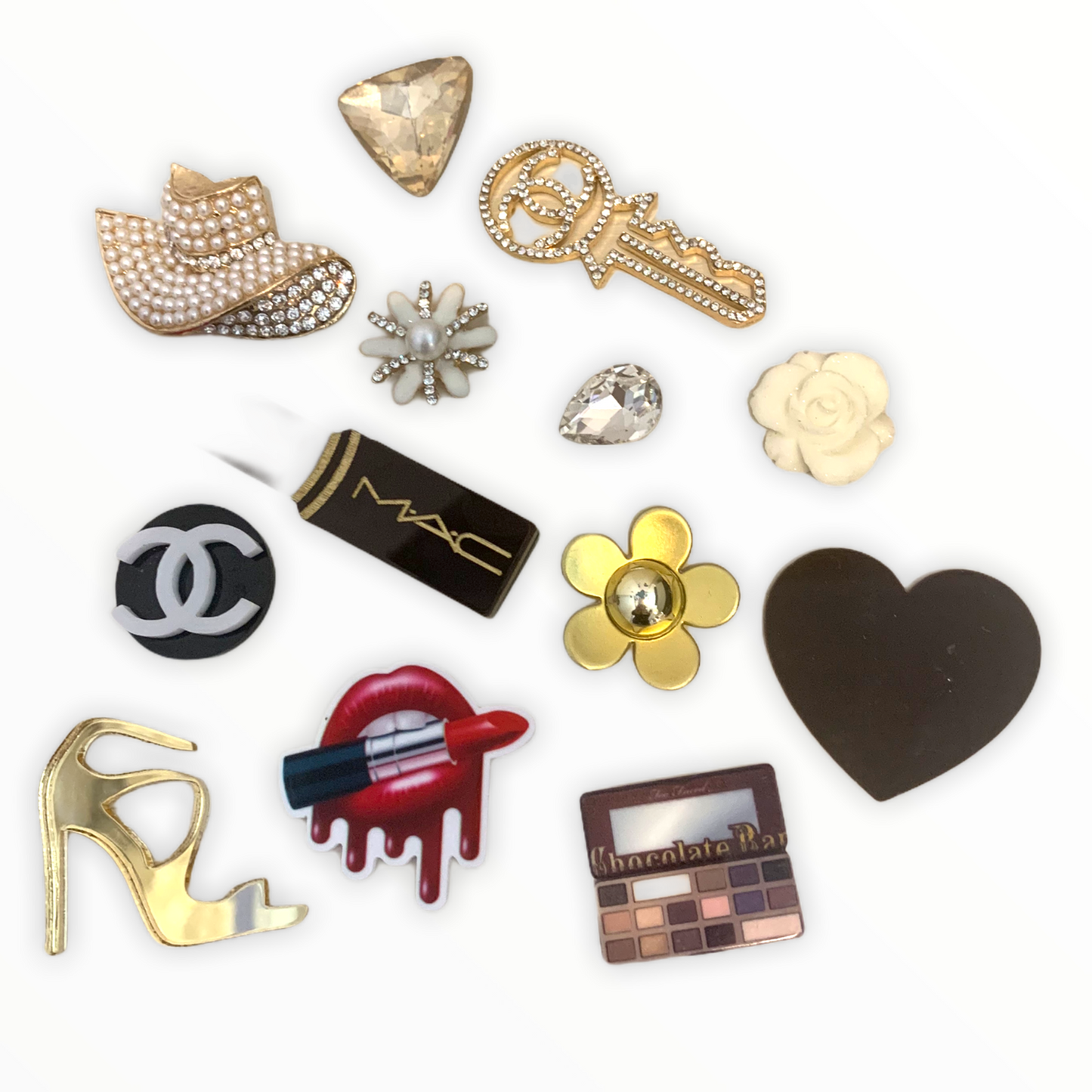 Sun hat and Makeup Themed Layout I-21-005 (Pieces are not for sale)