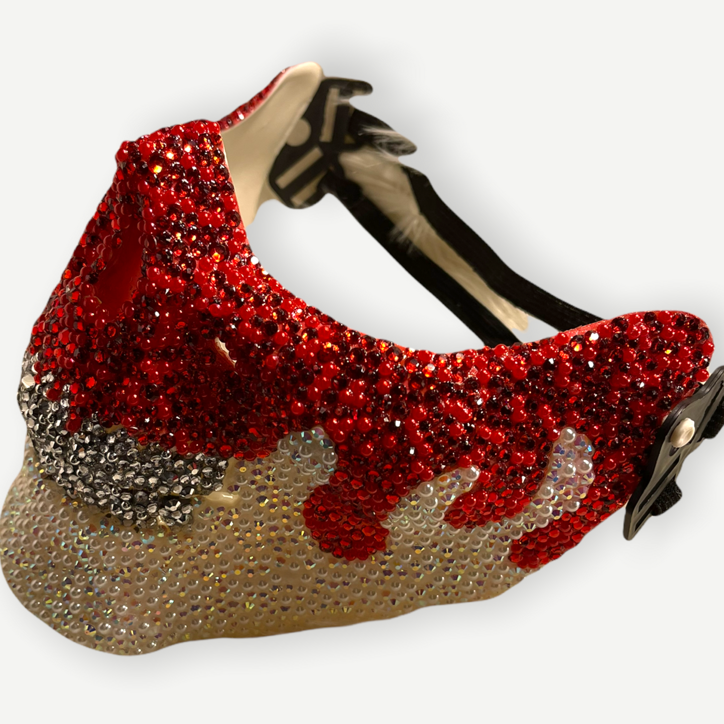 Crimson and Bling - Bold Mask (wear year round)