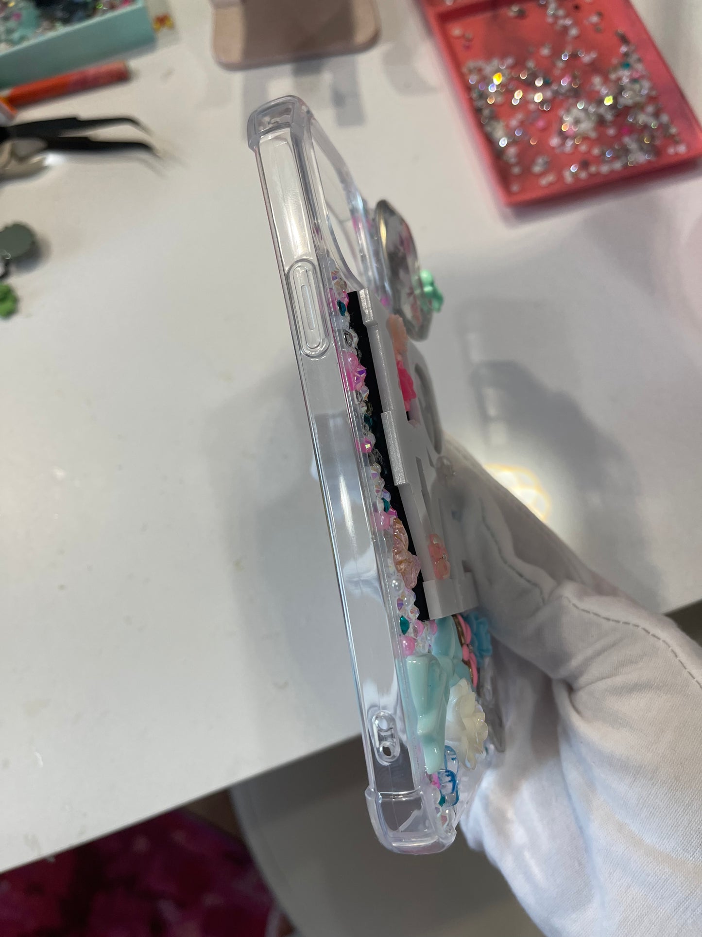 LOVE personalized memory case with protective bumper guards for the iPhone 12 Pro Max and 13 pro max