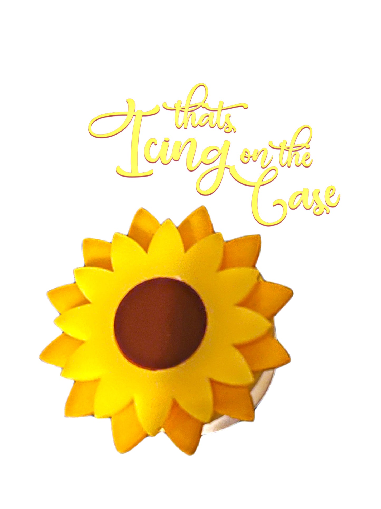 4D Sunflower Pop Socket