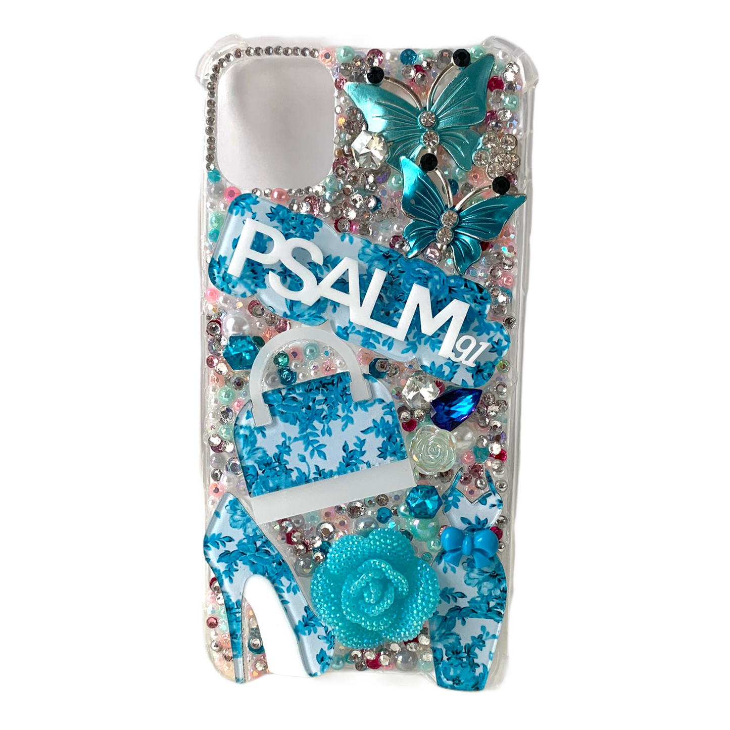 Psalm 91 Dainty and Gorgeous iPhone 11 Pro Max Phone Case with Protective Bumpers