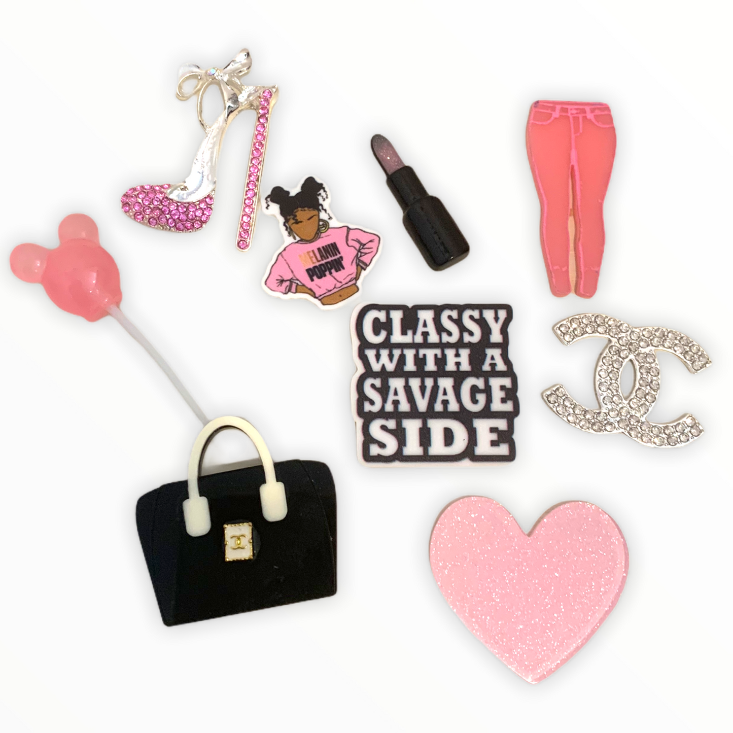 Classy with a Savage Side Themed Layout F-21-3-6001 (Pieces are not for sale)