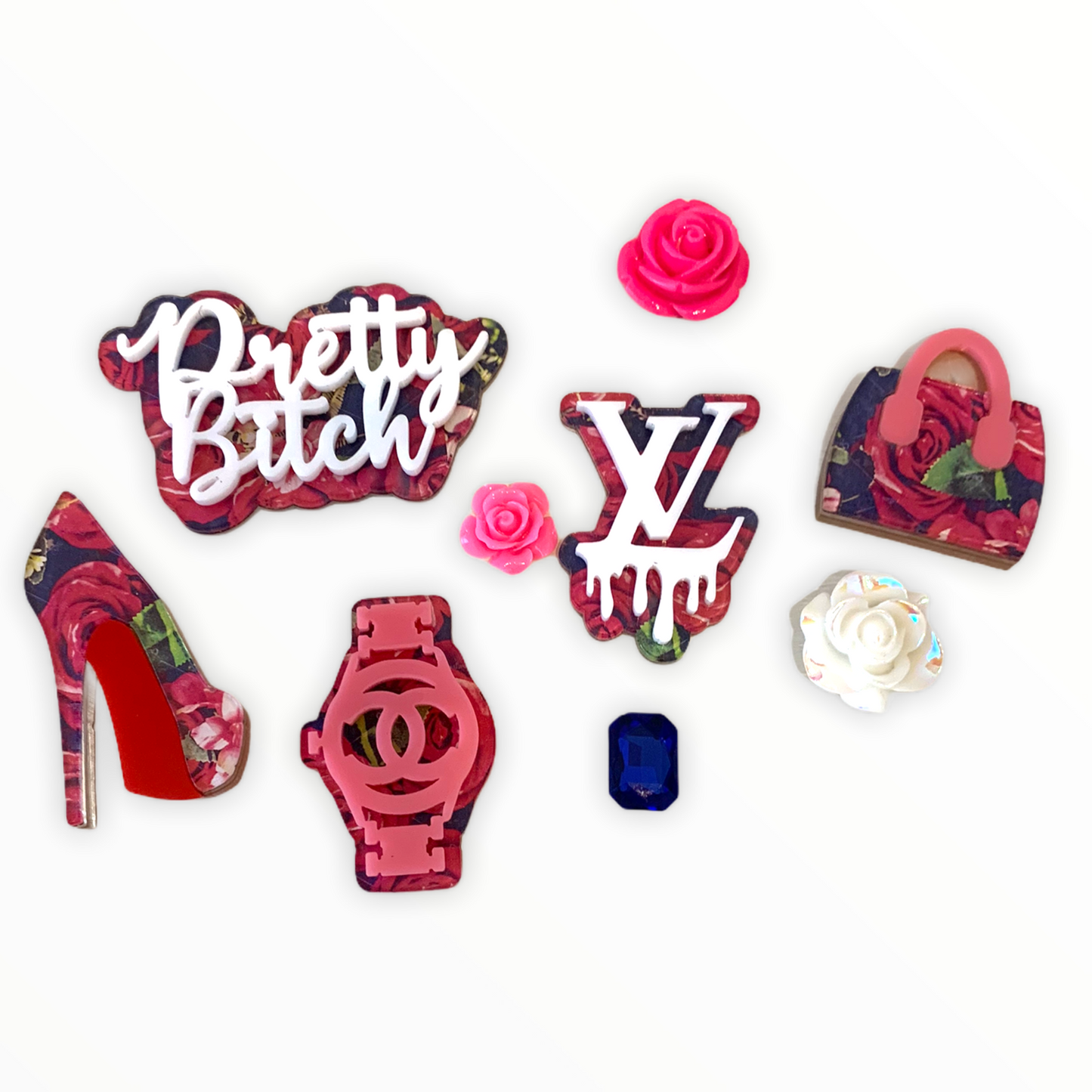 Flowers are So Pretty Themed Layout F-21-3-A-0004 (Pieces are not for sale)