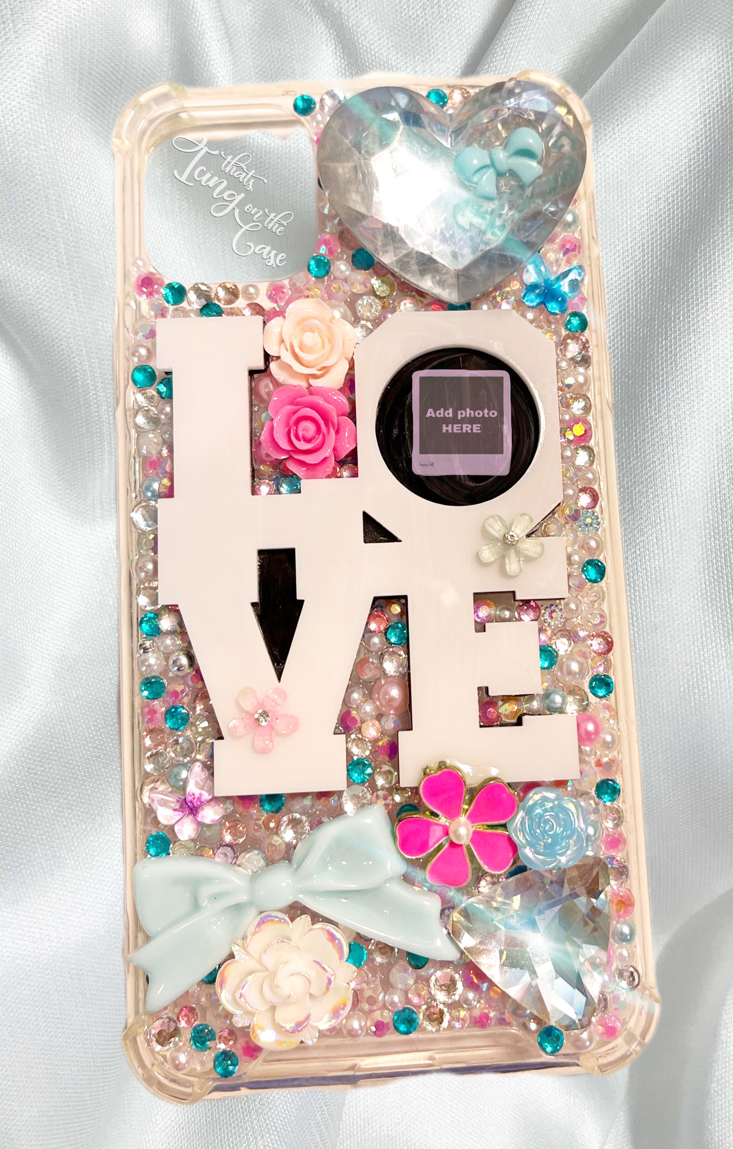 Love Pic Personalized Snap On Phone Case with Protective Bumpers for the iPhone 11 Pro Max