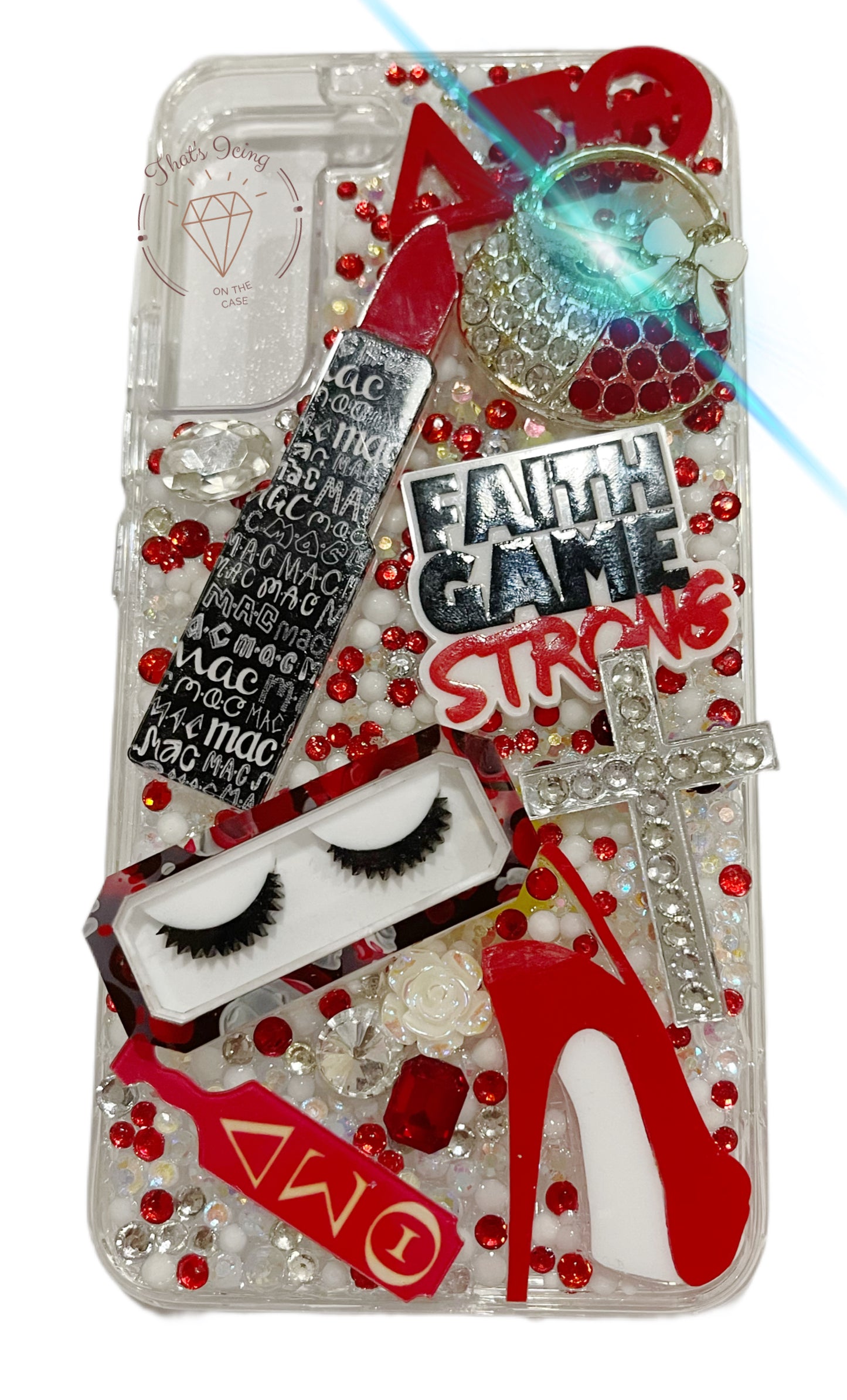 Faith Game Strong Sorority Phone Case - Ready to ship for the Samsung Galaxy S22+