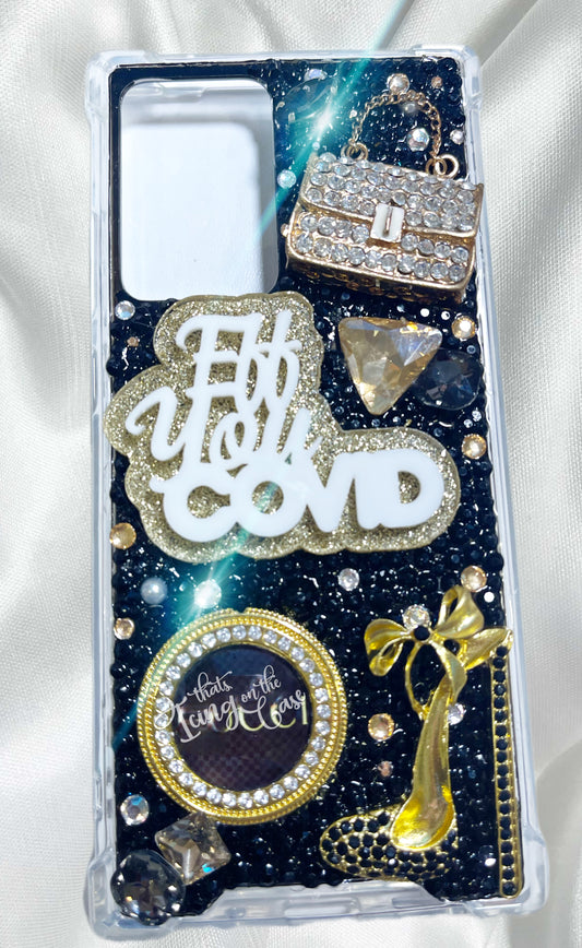 Eff You Covid Ready To Ship snap on phone case with protective bumper guards for the Samsung Galaxy Note 20 Ultra
