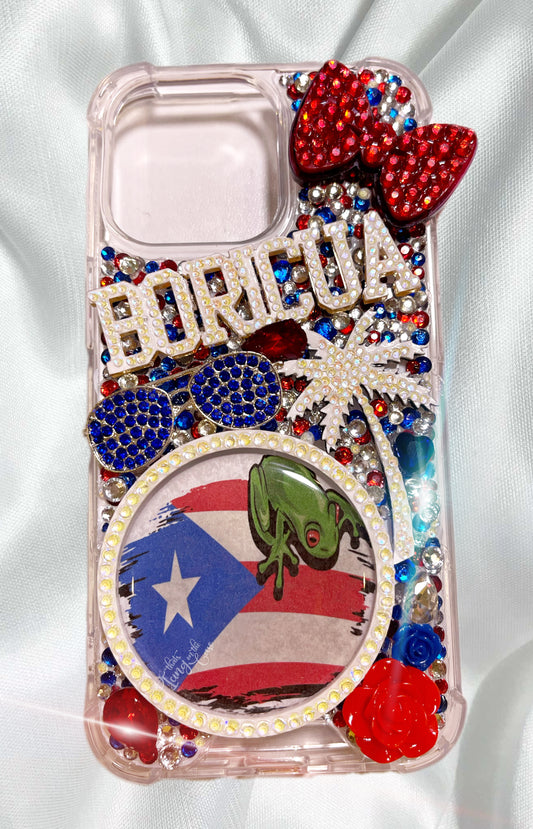 Boricua Bella Ready to Ship Snap On Phone Case with Protective Bumper Guards for the iPhone 13 Pro