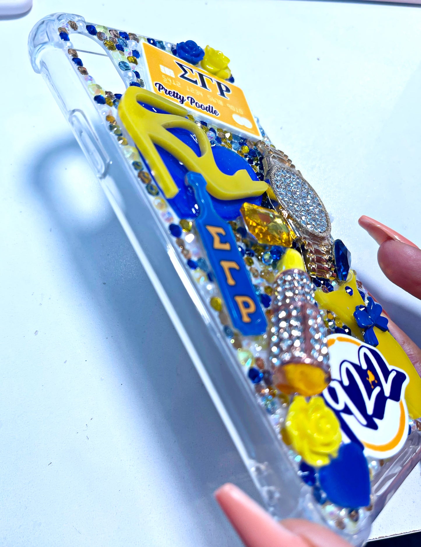 Pretty SGRho Ready to Ship Snap On Phone Case with protective bumper guards for the iPhone XR