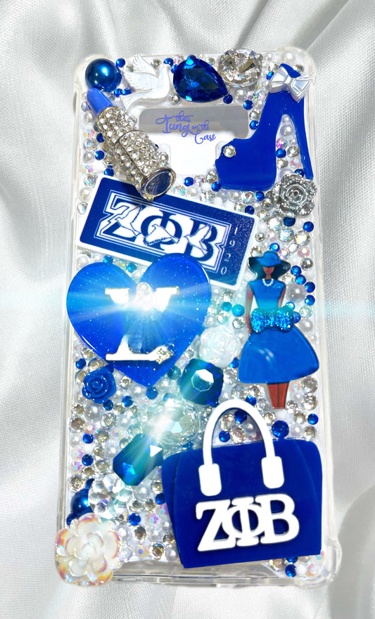Zeta Inspired Ready To Ship snap on phone case with protective bumper guards for Samsung Galaxy Note 9