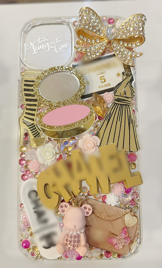 Night on the Town Themed Ready To Ship Snap On Phone Case with Protective Bumper Guards for the iPhone 14 Pro Max