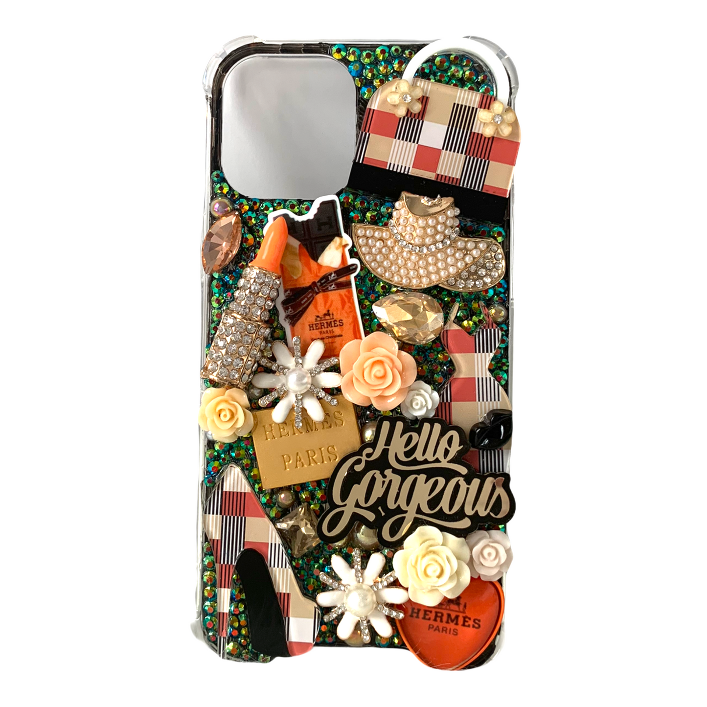 Hello Gorgeous-You Are Gorgeous snap on Phone case for the iPhone 12 Pro Max with Protective Bumpers