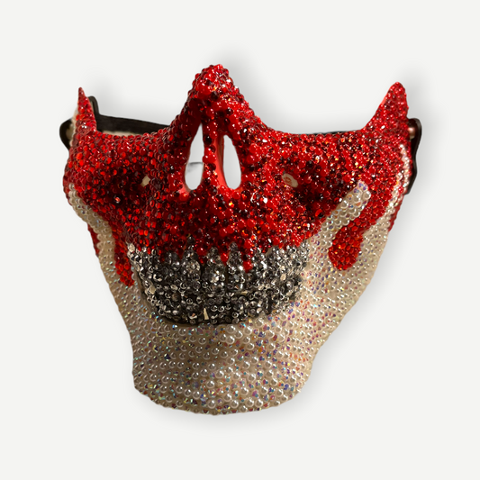 Crimson and Bling - Bold Mask (wear year round)
