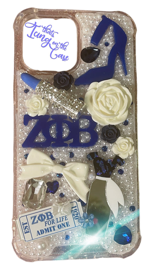 Dainty Pearls are Finer ready-to-ship iPhone 13 Pro Max Snap on Case with protective bumper guards