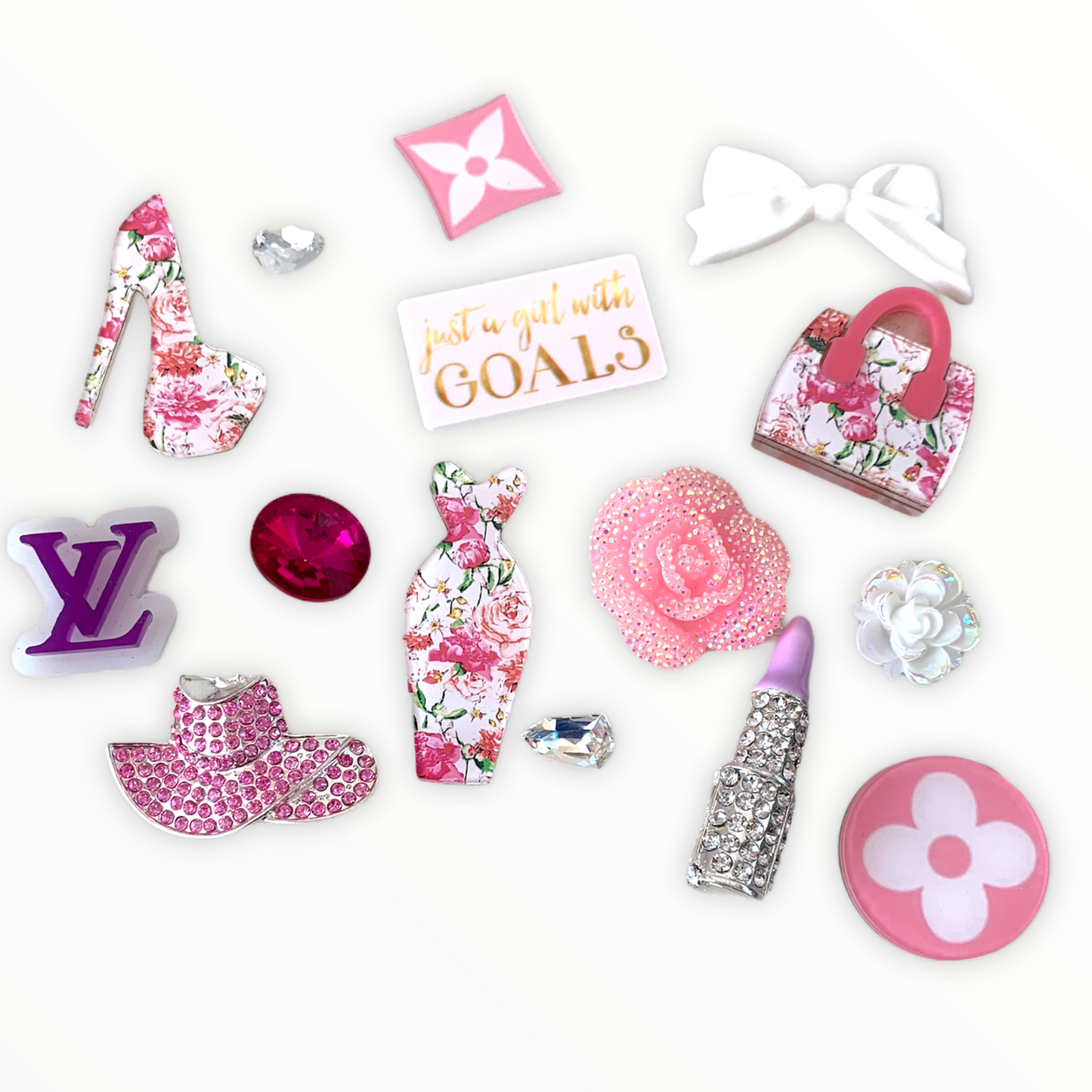 Just a Girl With Goals Themed Layout F-21-3-6006 (Pieces are not for sale)
