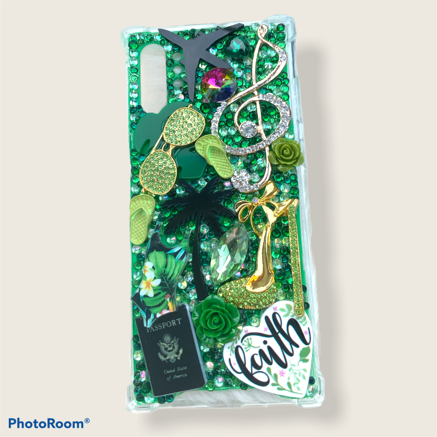 Mean Green Ready-to-ship snap on phone case with protective bumpers for the Samsung Galaxy Note 10 Pro