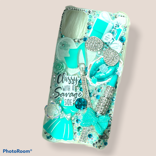 Pretty Blue For Me Not You ready to ship snap on phone case for the iPhone 11 with protective bumper guards