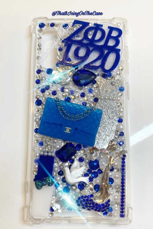 Zeta Inspired Ready To Ship snap on phone case with protective bumper guards for Samsung Galaxy Note 10